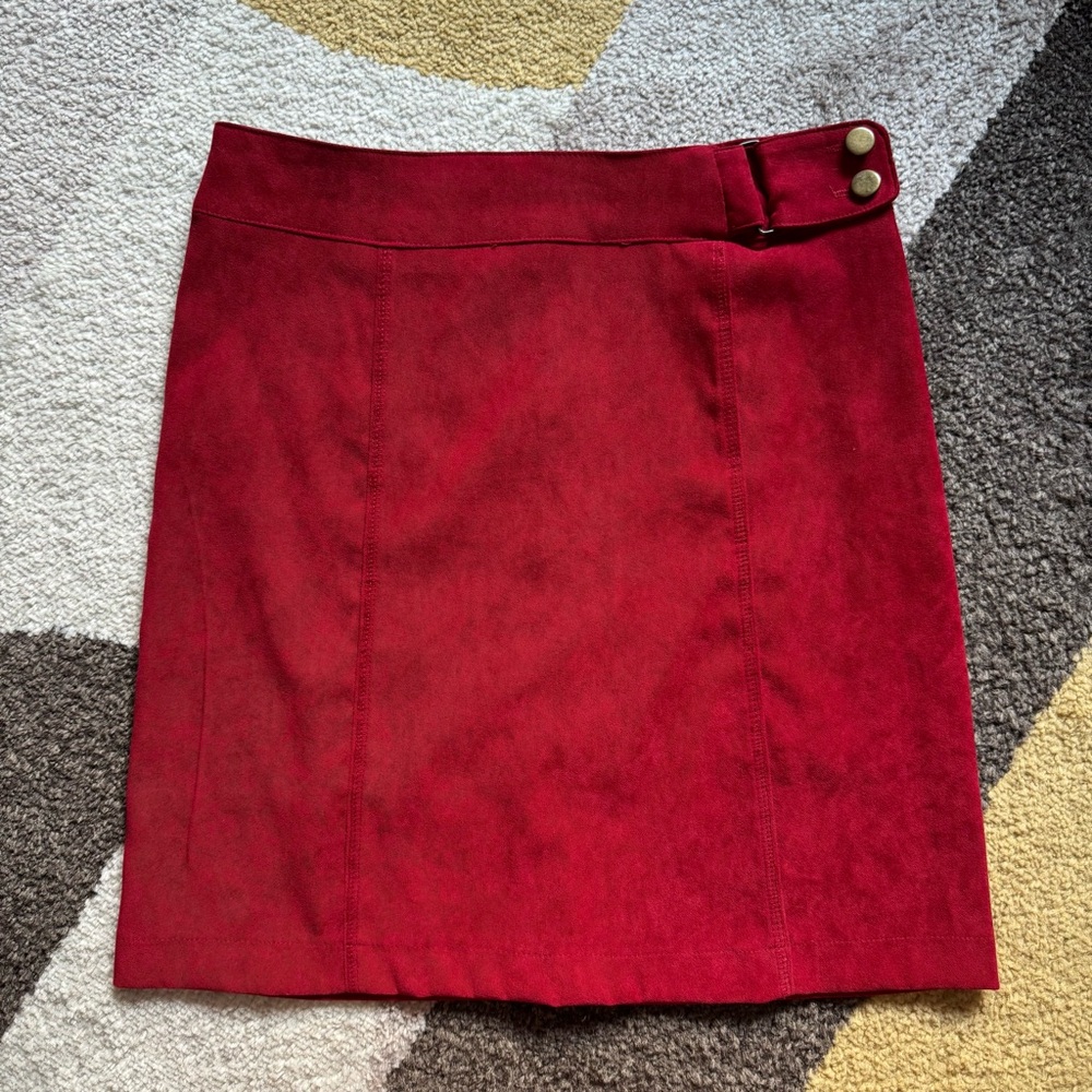 24. Y2K Le Chateau Red Skirt 🇨🇦